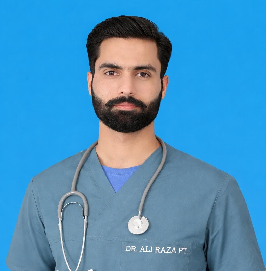 Dr. Ali Raza, Physiotherapist & Cupping Expert